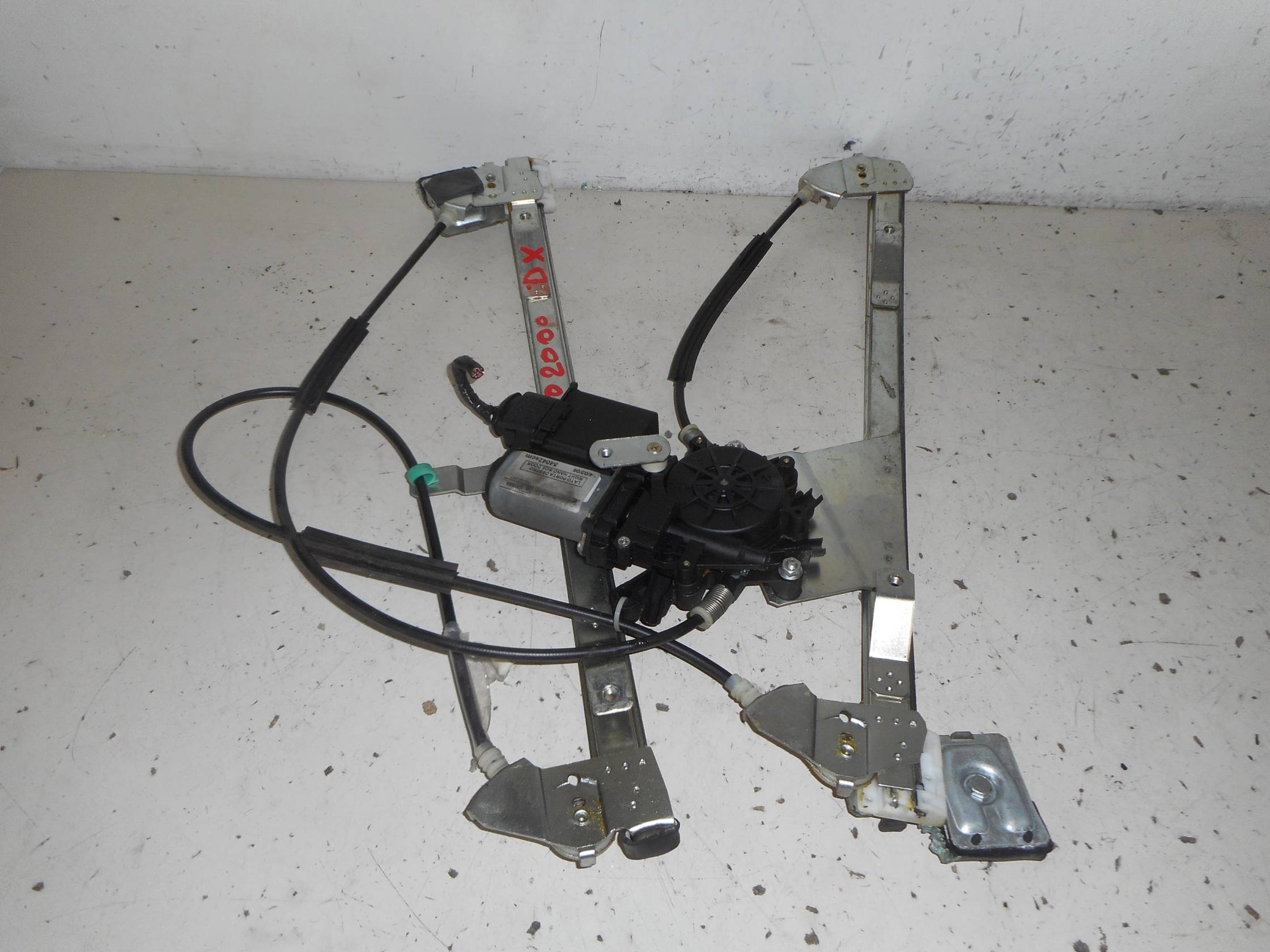 Alzacristallo elettr. porta ant. dx.